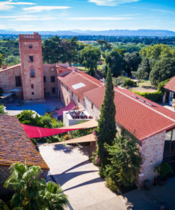 Scenic View of Domaine Lafage, Languedoc, France, home to a wonderful range of wines