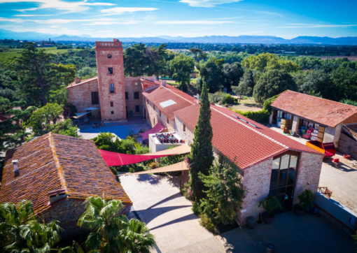 Scenic View of Domaine Lafage, Languedoc, France, home to a wonderful range of wines