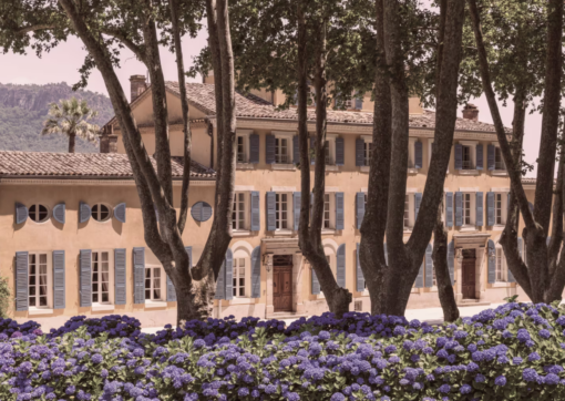 Scenic View ofChateau d'Esclans, Provence, France, home of the iconic Whispering Angel Rose Wine