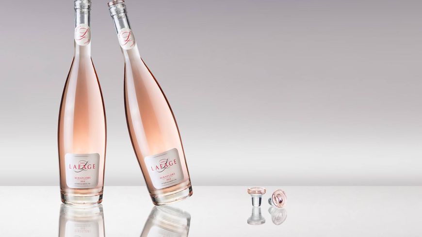 Miraflors Rose Wine Bottles