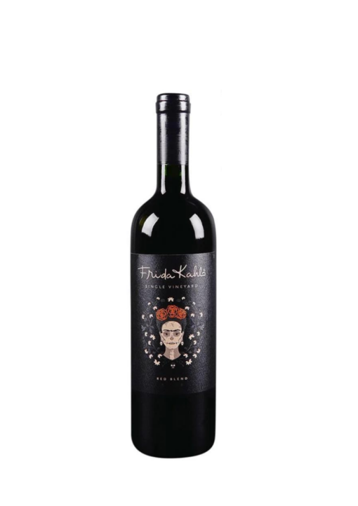 Viña Carmen Grand Reserva Frida Kahlo 'Day of the Dead' Red Blend Wine Bottle, Chile