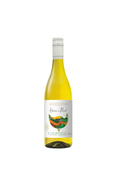 Deakin Estate Artisan's Blend Chardonnay Pinot Grigio Wine Bottle, Victoria, Australia