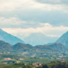 Scenic view of Santa Margherita Vineyard in Trentino-Alto Adige, Italy